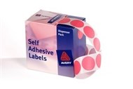 Avery 937249 Round Labels 24Mm Pink Box 500