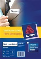 Avery 959171 Silk Name Labels 8 Per Sheet Pack 15