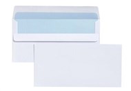 Envelopes Plain Self Seal 80Gsm Dl 110 X 220Mm Box 500