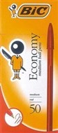 Bic Economy Ballpoint Pens Medium Black Box 50