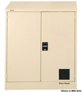 Brownbuilt Counter High Cch Swing Door Cupboard With 2 Shelves Black Ripple