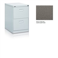 Brownbuilt Octave Filing Cabinet 2 Drawer Graphite Ripple