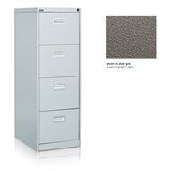 Brownbuilt Octave Filing Cabinet 4 Drawer Graphite Ripple