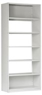Brownbuilt Open Bay Of Shelving Including 5 Shelves Per Bay Silver Grey