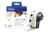 Brother Dk-11218 White Round Dye Cut 24Mm