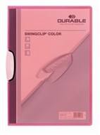 Durable Swingclip Files A4 30 Sheet Capacity Pink