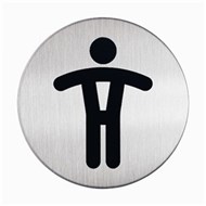 Durable Signage Wc Men 83Mm