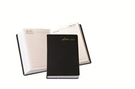 Luxe Pocket Diary 108 X 76Mm 1 Day To Page Black Pvc Cover