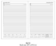 Luxe Corporate Appointment Diary A4 Day To Page 12 Half