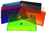 Colby Pop Foolscap Polywally Wallet Assorted Pack 12