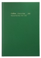 Collins 14M4 Financial Year Diary A4 Day To Page Green