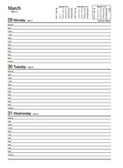 Collins 34M4 Financial Year Diary A4 Week To View Green