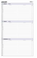 Debden Desk Dayplanner Refill Dk1700 Week To View