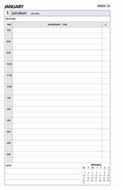 Debden Personal Dayplanner Refill Pr2100 Day To Page