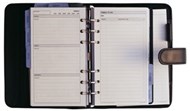 Debden Personal Pr3299 Dayplanner Leather Zip Closure 172X96Mm Black