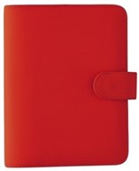 Debden Slimline Sl7015 Dayplanner Pu Snap Closure Week To View 162X82Mm Red