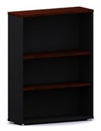 Ddk Accent Bookcase 2 Shelves 1200 X 900 X 300Mm RedgumBlack