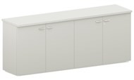 Ddk Accent Hinged 4 Door Buffet 1800 X 450 X 725Mm GreyGrey