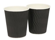 Ripple Double Wall Coffee Cup 335Ml 12Oz Brown Box 500