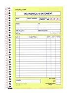 Spirax 555 Duplicate Tax Invoice And Statement Book