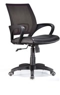 Sylex Deuce Office Chair Mid Back With Arms Black