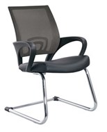 Deuce Visitors Chair Black