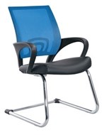 Deuce Visitors Chair BlackBlue