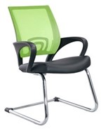 Deuce Visitors Chair BlackLime