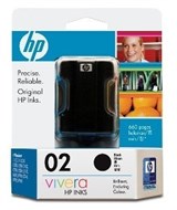 Hp C8721Wa No 02 Ink Cartridge Black