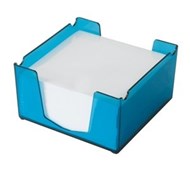 Italplast I 130Ptb Tinted Coloured Memo Cube With Paper Tint Blue