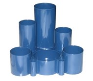 Italplast I 30Ab Desk Tidy 6 Compartment Antique Blue