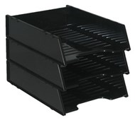 Italplast I 60Blk Multi Fit Document Tray Black