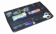 Italplast I 70Blk Drawer Tidy 8 Compartment Black