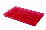 Italplast I 70Tpk Tinted Coloured Drawer Tidy Tint Pink