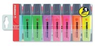 Stabilo Boss Highlighter Wallet 8 Assorted Colours