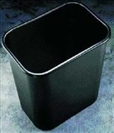 Jastek Plastic Waste Bin 39 Litre Rectangular Black