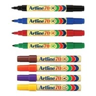 Artline 70 Permanent Marker Fine 15Mm Asst Colours Box 12