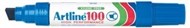Artline 100 Jumbo Permanent Marker Chisel Blue