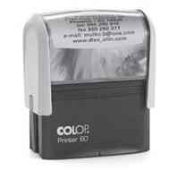Colop P60 Printer Self Inking Custom Made Stamp 76X37Mm