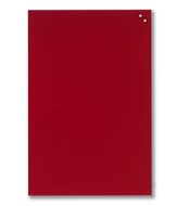Naga Glassboard Memo Board 40 X 60Cm Red
