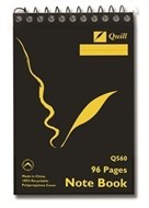 Quill Q560 Pocket Note Book Spiral Bound 112Mmx77Mm Top Opening With 96 Pages