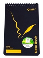 Quill Q563 Note Book Spiral Bound 200Mmx127Mm Top Opening With 100 Pages Made From Fsc Certified Paper