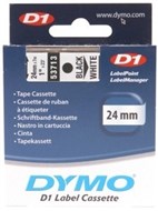 Dymo D1 Labelling Tape Black On White 24Mm X 7M