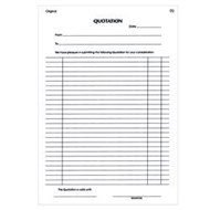 Olympic 750 Quotation Book Carbonless Duplicate 297 X 210Mm A4 50 Leaf