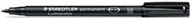 Staedtler Lumocolor Ohp Marker Permanent Medium Black