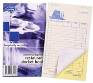 Zions Restaurant Docket Book Carbonless Duplicate 170 X 100Mm 25 Sets Pack 5