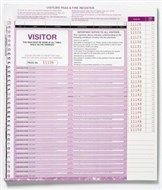 Zions Corporate Visitors Security Format Register Kit Refill