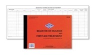 Zions Register Of Injuries And First Aid Treatment Book