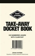 Zions Docket Book Takeaway 150Mm X 95Mm 100 Sets