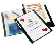 Marbig Pro Series Display Book With Wallet A4 Black